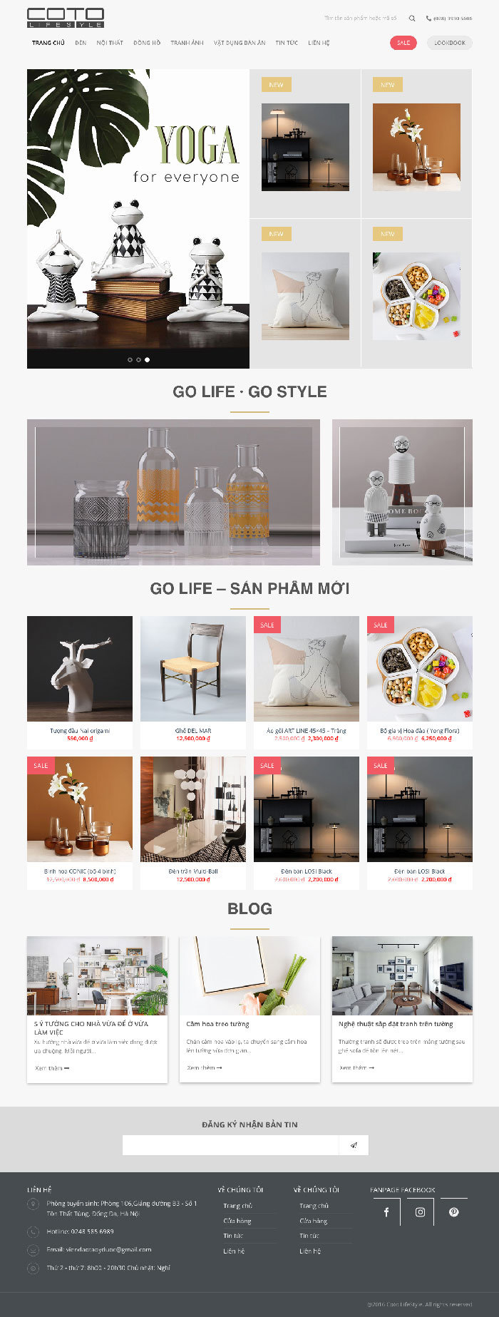 Ảnh chụp trang chủ giao diện H1988