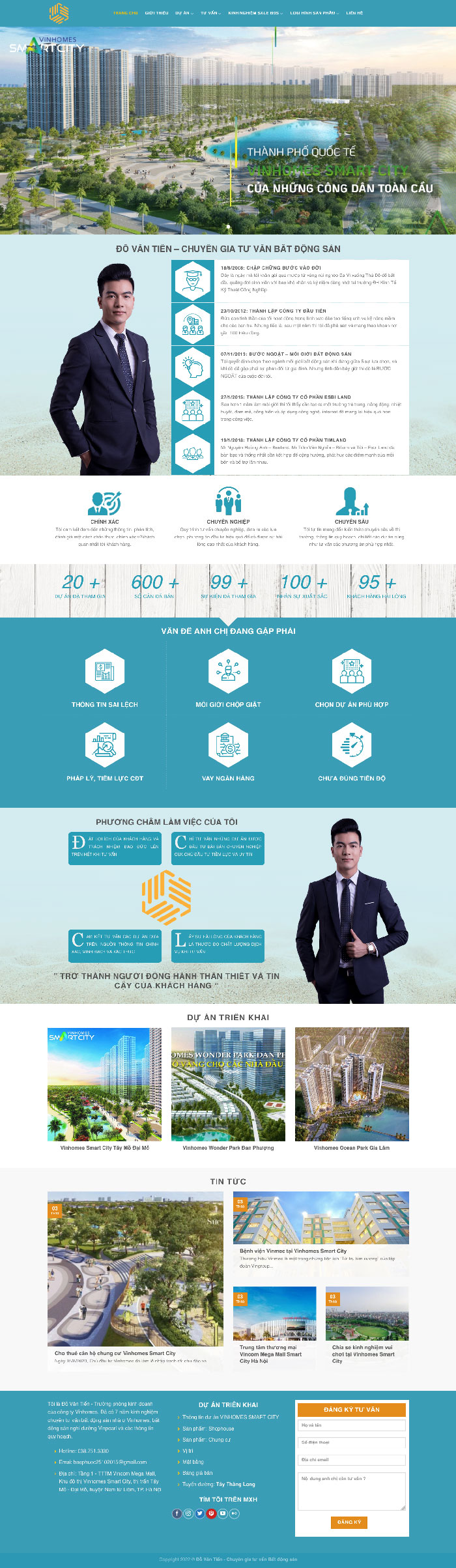 Ảnh chụp toàn trang giao diện website chuyên gia tư vấn bđs B1871