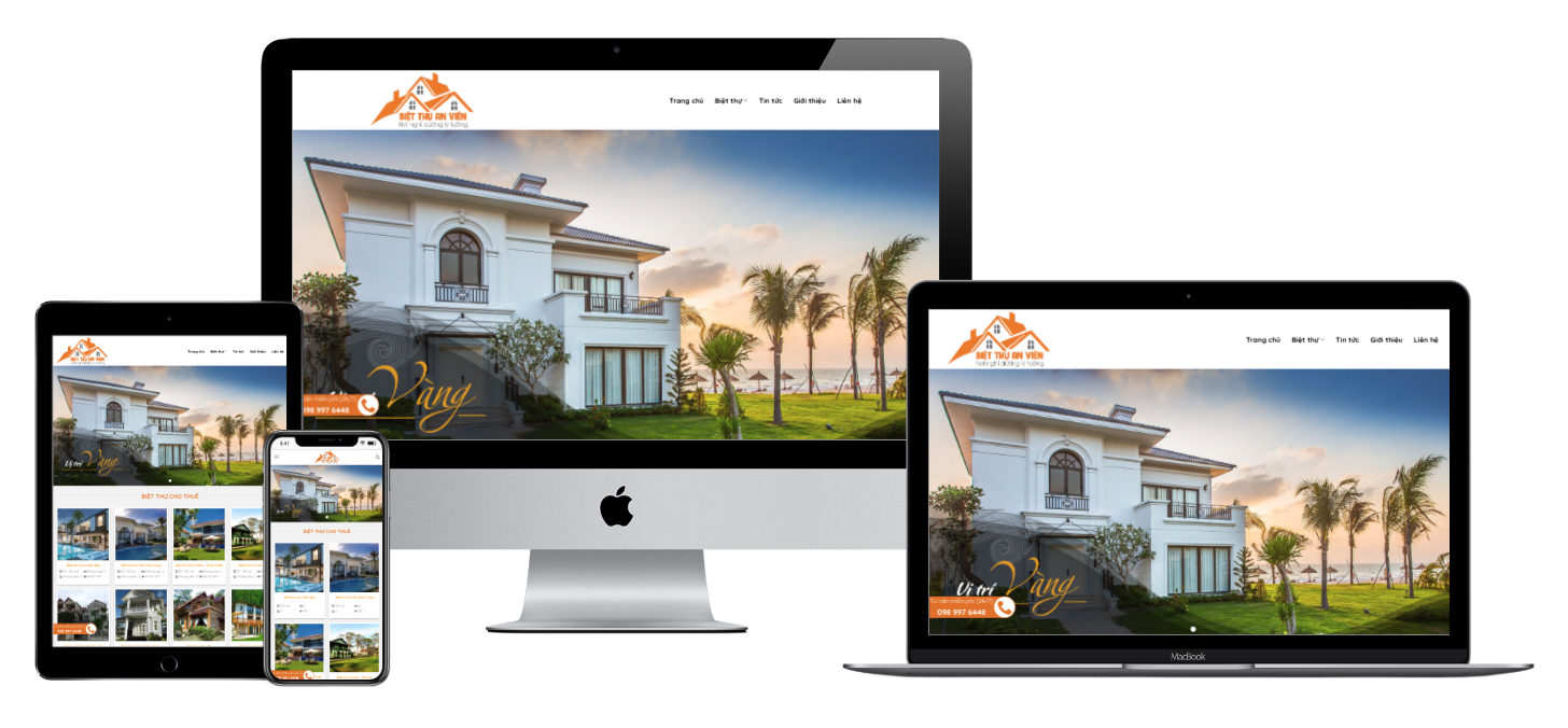 Thiết kế website bất động sản D1855