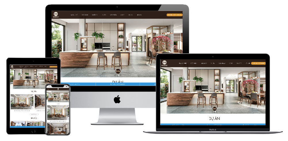 Thiết kế website công ty nội thất D2894