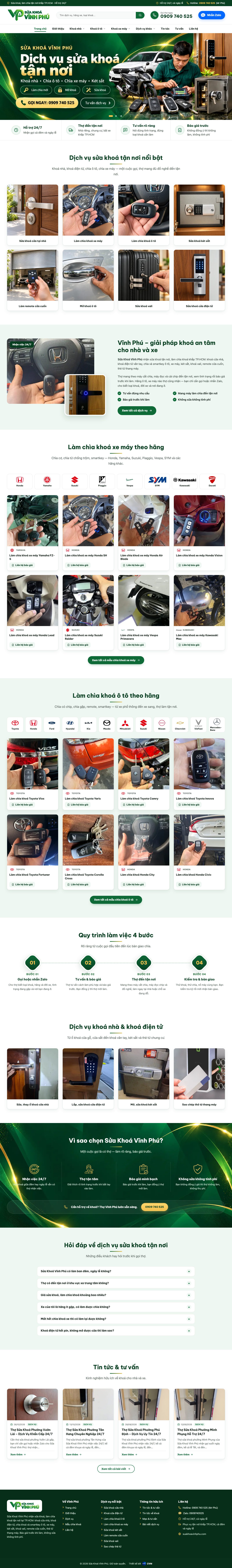 Ảnh chụp trọn trang chủ website suakhoavinhphu.com